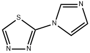 1,3,4-Thiadiazole,  2-(1H-imidazol-1-yl)- Struktur