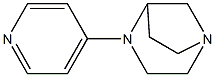 1,4-Diazabicyclo[3.2.1]octane,4-(4-pyridinyl)-,(+)-(9CI) Struktur