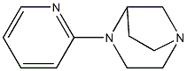 1,4-Diazabicyclo[3.2.1]octane,4-(2-pyridinyl)-,(-)-(9CI) Struktur