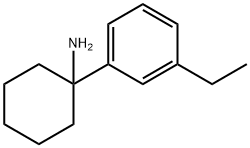 Cyclohexanamine, 1-(3-ethylphenyl)- (9CI) Struktur