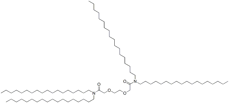 2,2'-(Ethylenebisoxy)bis(N,N-dioctadecylacetamide) Struktur