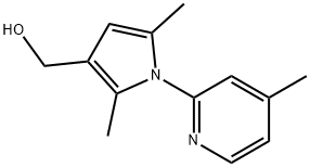 1H-PYRROLE-3-METHANOL, 2,5-DIMETHYL-1-(4-METHYL-2-PYRIDINYL)- Struktur