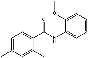 Benzamide, N-(2-methoxyphenyl)-2,4-dimethyl- (9CI) Struktur