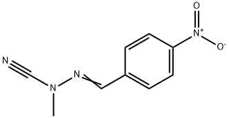 NMETHYLNCYANOPARANITROBENZALDEHYDEHYDRAZONE Struktur