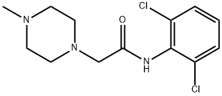 2',6'-Dichloro-2-(4-methylpiperazin-1-yl)acetanilide Struktur