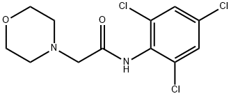 2-Morpholino-2',4',6'-trichloroacetanilide Struktur