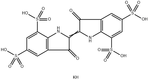 POTASSIUM INDIGOTETRASULFONATE Struktur