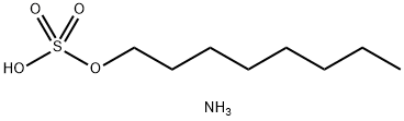 ammonium octyl sulphate Struktur