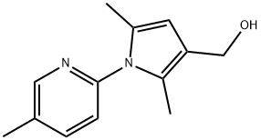 1H-PYRROLE-3-METHANOL, 2,5-DIMETHYL-1-(5-METHYL-2-PYRIDINYL)- Struktur