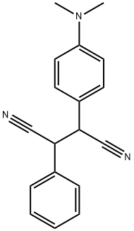 Butanedinitrile, 2-[4-(dimethylamino)phenyl]-3-phenyl- Struktur