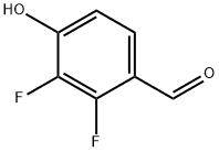 2,3-Difluoro-4-hydroxybenzaldehyde Struktur