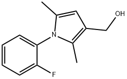 1-(2-FLUOROPHENYL)-2,5-DIMETHYL-1H-PYRROLE-3-METHANOL Struktur