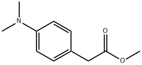 Benzeneacetic acid, 4-(diMethylaMino)-, Methyl ester Struktur