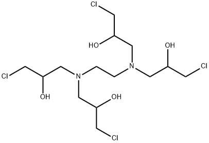 1,1',1'',1'''-(ethylenedinitrilo)tetrakis(3-chloropropan-2-ol) Struktur