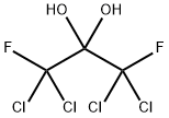 1,1,3,3-Tetrachloro-1,3-difluoro-2,2-propanediol Struktur