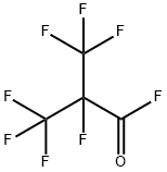 PERFLUORO(2-METHYLPROPANOYL)FLUORIDE Struktur