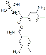 bis(3-amino-4-methylbenzamide) sulphate Struktur