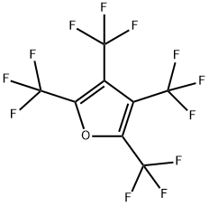 2,3,4,5-Tetra(trifluoromethyl)furane Struktur