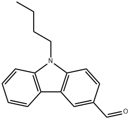 9-butyl-9H-carbazole-3-carbaldehyde Struktur