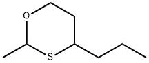 2-Methyl-4-propyl-1,3-oxathiane Struktur