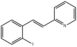 2-[(E)-2-(2-iodophenyl)ethenyl]pyridine Struktur