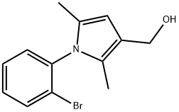 1-(2-BROMOPHENYL)-2,5-DIMETHYL-1H-PYRROLE-3-METHANOL Struktur