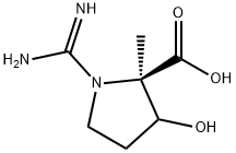 Proline, 1-(aminoiminomethyl)-2-hydroxy- (9CI) Struktur