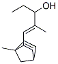 1-Penten-3-ol, 2-methyl-1-(methylbicyclo2.2.1hept-5-en-2-yl)- Struktur