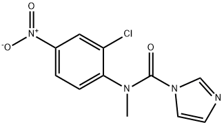 1H-Imidazole-1-carboxamide, N-(2-chloro-4-nitrophenyl)-N-methyl- Struktur