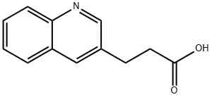 3-(QUINOLIN-3-YL)PROPANOIC ACID Struktur