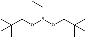 Boronic acid, ethyl-, bis(2,2-dimethylpropyl) ester Struktur