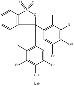 BROMOCRESOL GREEN SODIUM SALT Struktur