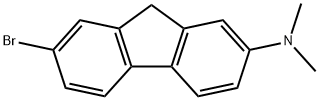 9H-Fluoren-2-aMine, 7-broMo-N,N-diMethyl-, 677746-25-7, 結構式