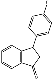 3-(4-fluorophenyl)indan-1-one Struktur