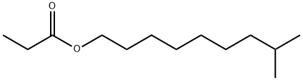 プロパン酸8-メチルノニル 化學(xué)構(gòu)造式