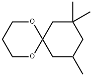 8,8,10-Trimethyl-1,5-dioxaspiro[5.5]undecane Struktur