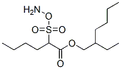 2-(Ammoniooxysulfonyl)hexanoic acid 2-ethylhexyl ester Struktur