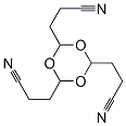 3,3',3''-(1,3,5-Trioxane-2,4,6-triyl)trispropanenitrile Struktur