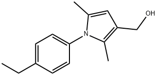 1H-Pyrrole-3-methanol,1-(4-ethylphenyl)-2,5-dimethyl-(9CI) Struktur