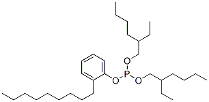 bis(2-ethylhexyl) nonylphenyl phosphite Struktur