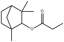 1,3,3-Trimethylbicyclo[2.2.1]heptan-2-ol propanoate Struktur