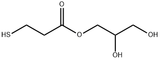 GLYCERYL 3-MERCAPTOPROPIONATE Struktur