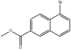 METHYL 5-BROMO-2-NAPHTHOATE Struktur