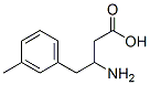 3-AMINO-4-M-TOLYLBUTANOIC ACID Struktur