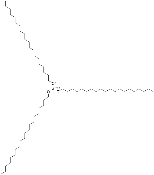 aluminium tri(icosanolate) Struktur