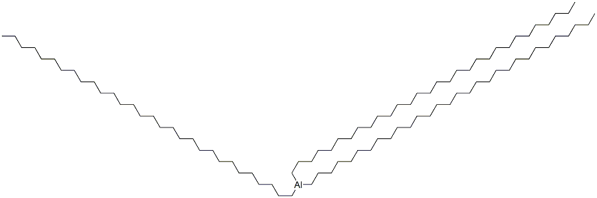 tris(triacontyl)aluminium Struktur