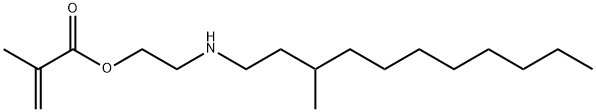 2-[(3-methylundecyl)amino]ethyl methacrylate Struktur