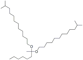 1,1'-[(methylheptylidene)bis(oxy)]bisisotridecane Struktur