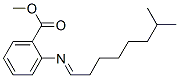 methyl 2-(isononylideneamino)benzoate Struktur