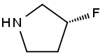 3(R)-fluoropyrrolidine Struktur